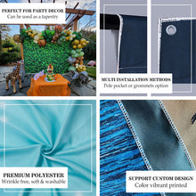 Load image into Gallery viewer, Lofaris Glitter Golden Blue Graduation Party Prom Backdrop