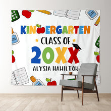 Charger l&#39;image dans la galerie, Lofaris Kindergarden Class Of 2022 Cute Glue Apple Backdrop
