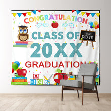 Charger l&#39;image dans la galerie, Lofaris School Elements Congratulation Class Of 2022 Backdrop
